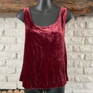 J. Crew “Crushed Velvet” Tank